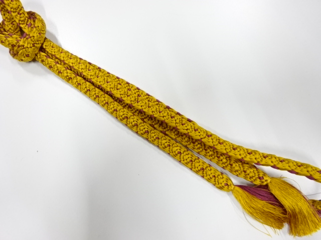 正絹　手組帯締め